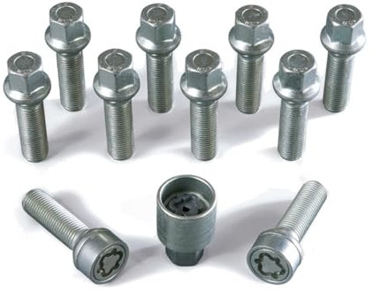 H&R 1454303SET 10x Tornillo de rueda Tornillo para Llanta Tornillos para Llantas & Tuercas de Rueda Tornillos de Rueda & Tuercas de Rueda