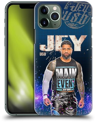 Head Case Designs Offizielle WWE Portrait Jey USO Harte Rueckseiten Handyhülle Hülle Huelle kompatibel mit Apple iPhone 11 Pro