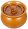Milisten Crock Earthenware Pot Soup Bowl with Lid Tajine Egg Custard Bowl Tagine Braising Pan with Lid Home Stewed Soup Pot Stew Cup with Lid Household Ceramics Kitchen Supplies