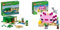 LEGO Minecraft Das Schildkrötenstrandhaus, Spielzeug-Haus mit Zubehör & Minecraft Das Axolotl-Haus Set, baubare rosa Unterwasserbasis mit Taucherforscher