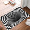 Generic Fußabtreter Optische Täuschung, Schwarzer-Loch-Wirbel Door Mat Strapazierfähig Fußmatte Wasserdicht Türvorleger 40X60cm Für Außenbereich, Haustür, Eingang
