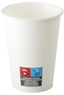 Nupik deSter x Vasos de Cartón Blancos 220cc - Pack de 1.000 | Resistentes, A Prueba de Fugas, Sin Olores | Ideales para Café, Té y Bebidas | Perfectos para Servicios de Alimentos y Eventos