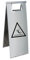 Chevalet sol - 600mm - sol glissant - inox