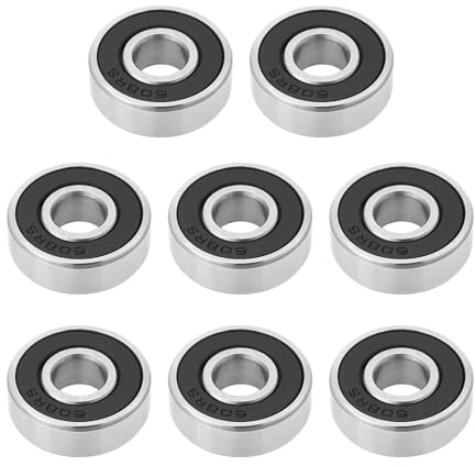 VGOL 608-2RS Keramik-Kugellager, für Skateboard-Räder, geschirmt, hohe Geschwindigkeit, verschleißfest, 22 mm, 8 Stück
