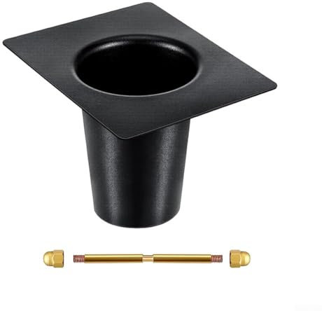 Zoegneer Regenketten-Dachrinnenadapter, Metall-Regenketten-Adapter für Regenrinnen zur Verhinderung von Verstopfung der Dachrinne (Aluminiumlegierung)