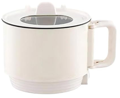 Sghtil Pentola elettrica per cucinare in dormitorio,Hot Pot Lazy Pot Noodle | Macchina per pasta veloce portatile, pentola, multifunzionale, pentole antiaderenti per zuppe, stufati, cereali e