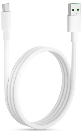 Cable USB C Carga Rapida para OPPO Find X8 Pro X5 Pro Reno14 13 11 10 8, 1m/3.3ft 80W SUPERVOOC Carga Flash Cable USB a Tipo c para OnePlus13R Nord CE4 Lite 5G Nord 3, para realme 14 Pro+ 5G GT NEO 3T