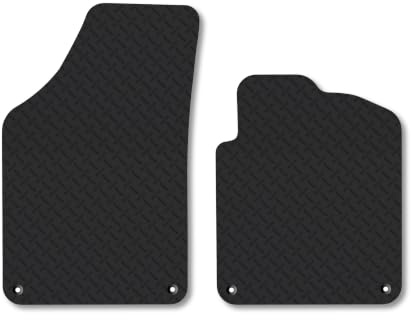 Peugeot RCZ (2010-2015) 5mm Rubber Car Mats | Heavy Duty Rubber Tailored Fit Floor Mats Full Coverage Durable Waterproof Accessories Easy Clean Anti Slip Made in the UK