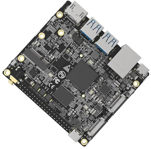 youyeetoo Bit-Brick K1 Open Source RISC-V Single-Board Computer with 4GB/8GB LPDDR4X Memory, 2.0TOPS AI Power, Industrial Quality for IoT Applications (8GB RAM, Standard)