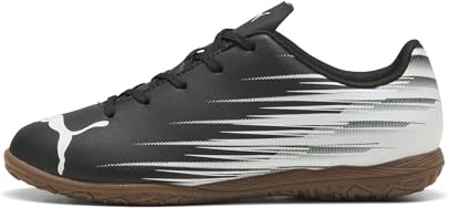 Puma Attacanto Turf Trainings-Fußballschuhe für Kinder, Unisex, Schwarz-Weiß Ah25, 5 Big Kid