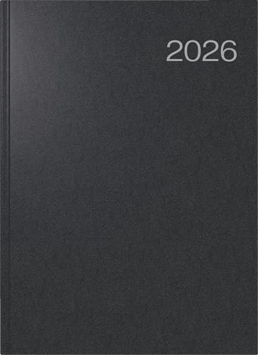 rido/idé Buchkalender Mod. Conform '26 | A4, Kunststoff, schwarz