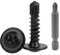 Xiedeai Kit de 50 Vis Autoforeuse Inox A4 M4,2x16mm - Vis Autoperforante Métal/Bois pour Meubles, Portes, Fenêtres - 1 Forets Inclus - Acier Inoxydable 410 Résistant