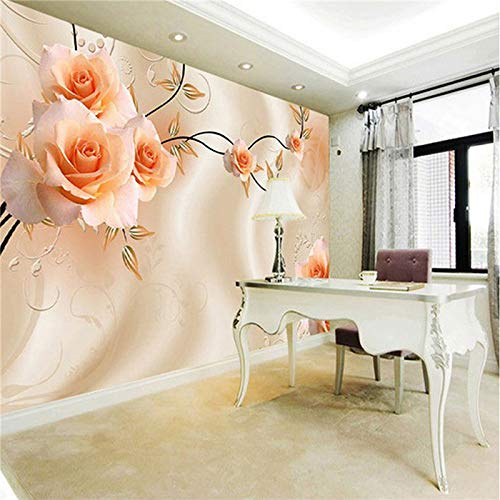 ZYCAFJ Fototapete Bunte Blumen wandmalerei 3d Vlies Tapeten Wandtapete Moderne Wanddeko Design Wand Dekoration Wohnzimmer Schlafzimmer Büro 400cm×280cm(Breite x Höhe)
