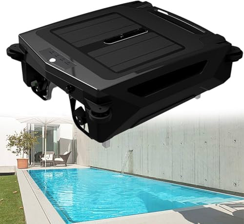 aromaoveite Robot Nettoyeur De Surface De Piscine Solaire Intelligent, Écumoire, Double Mode De Charge | Autonomie Prolongée De 6 H | Optimisation De La Trajectoire | Deux Modes De Vitesse