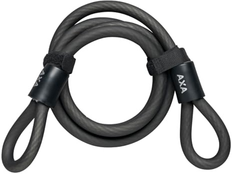 AXA Newton Double Loop 10-120 – Schlaufenkabel – Länge 120 cm – Sicherheitsstufe 4