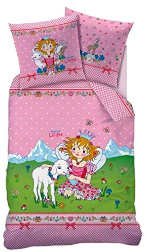 Biber Kinder Bettwäsche Prinzessin Lillifee Motiv Bergkristall 135 x 200 cm / 80 x 80 cm Neu/Ovp in Flanellqualität