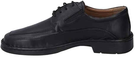 Josef Seibel Brain Herren Derby Schnürhalbschuhe, Schwarz (600 schwarz), 44 EU