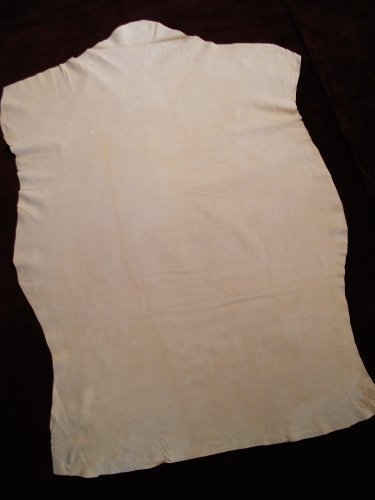 Großes Premium Fensterleder - ca. 66x86 cm - Ledertuch - Autoleder in klassischer Voll-Trangerbung - als Lederlappen oder Staubtuch für Hochglanzküchen