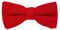 DonDon Herren Fliege 12 x 6 cm Baumwolle gebunden und längenverstellbar rot