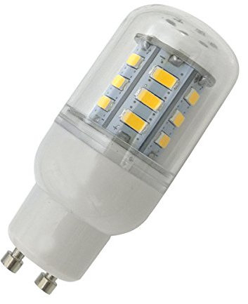 Aoxdi 1 Stück GU10 LED Glühbirne 4W, Warmweiß, Nicht Dimmbar 24 SMD 5730 LED GU10 Lampe Leuchtmittel, AC220-240V