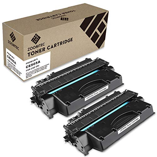 ZOOMTEC Kompatibel Toner für LaserJet P2035, P2035n, P2035x, P2050, P2055d, P2055dn, P2055x, Schwarz, 2.300 Seiten, 2 Pack, ISO 9001 / ISO 14001 zertifiziert