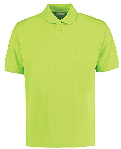 Kustom Kit Mens Regular Fit Workforce Pique Polo Shirt (M) (Lime Green)