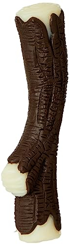 Nylabone 984775EU Hundespielzeug in Stockform, Speck-Geschmack - Kauknochen für stark kauende Hunde für Hunde bis 16 kg, M