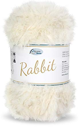 Rellana NEU Rabbit,Garn in Felloptik,kuschelweich,100 gr. (16 Eierschale)
