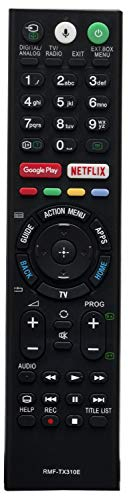 ALLIMITY RMF-TX310E - Mando a Distancia para Sony Bravia LED LCD TV KD-43XF8096 KD-43XF8505 KD-43XF8577 KD-43XF8588 KD-43XF8596 KD-43XF8599 KD-43XF8599 796 K. D-49XE8004 KD-49XE8005