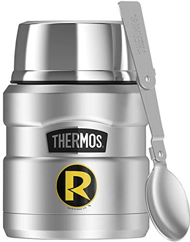 Batman Robin R Logo, THERMOS Pot à nourriture en acier inoxydable avec cuillère pliante, isolation sous vide et double paroi 16oz