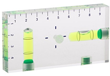 Unknowns Wasserwaage 5cm Mit Magnet System - Transparent, Zwei Richtungen, Bubble, Klein, Mini