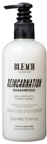 Reincarnation Bond Restoring Shampoo - Strengthening Daily Shampoo for All Hair Types - Vegan & PETA-Approved - 300 ml - by BLEACH LONDON