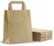 ezkart Multipack Brown SOS Kraft Paper Bags with Handles Ideal for Party, Weddings, Lunch, Christmas, Sweet, Kraft Paper Bags, Food Gift Bags, Takeaway & Grocery (50, Large-30x26x14cm)