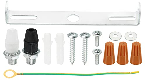PATIKIL 1 Satz Deckenleuchte Platte Kit 120mm Licht Crossbar Kronleuchter Leuchte Montage Halterung für Haus Büro