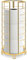 NearMoon Toilettenpapier-Organizer, freistehend, 3 Rollen, Taschentuchaufbewahrung, Metall, Badezimmer-Zubehör, rostfreier Toilettenpapierhalter für Badezimmer/Küche, Arbeitsplatte, Schrankregal, Gold