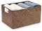 IGNPION Seagrass Storage Opened Basket Living Room Decorative Basket Woven Wicker Towel Basket Desktop Basket Rectangular Bathroom Storage Organiser Box, Shelves & Desks Multipurpose Storage Hamper, S