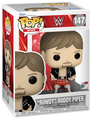 Funko POP! WWE: Rowdy Roddy Piper- Sammelfigur aus Vinyl - Offizielle Merchandise - Spielzeug für Kinder & Erwachsene - Sportfans und Display