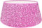 OMKSIH Rosa Weihnachtsbaum Kragen 24 Zoll Weihnachtsbaum Rock Box Samt Baum Kragen für Bleistift Baum Personalisierte Weihnachtsbaum Rock Korb Sparkle Baum Ständer Abdeckung für Rosa