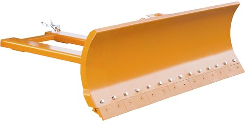 eurokraft | pro | Schneeschieber für Gabelstapler | mit Federklappschare | Schildbreite 2100 mm