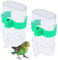 2 PCS Bird Cage Automatic Feeders - Food & Water Dispenser for Small Animals, Parrot, Canaries, Cockatiels