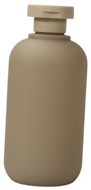 ＡＷＨＡＯ Flip Top Shampoo Bottles, Travel Size Refillable Empty Bottles, Sub Pack, Squeeze Bottles, Gel Bottles D, Gray 300ml