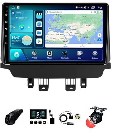 BOJONTN 9 Pollici Doppio DIN Android 12 Autoradio,per Mazda CX-3 Dk 2015-2018,con Car Play Telecamera Posteriore Comandi al Volante Bluetooth GPS FM Radio WiFi (Size : Y20 2+32G)