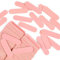 JSRQT 100 Pezzi Lime per Unghie 180/240 Doppia Faccia Smeriglio Bordi Lime Unghie Professionali Mini Nail Files Strumenti di Manicure Lima Per Unghie Gel per Uso Domestico e Salone (Rosa)