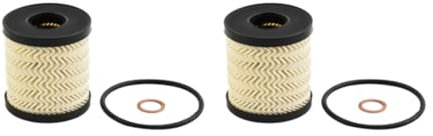 Viviance Filtro olio motore 11427622446 compatibile con BMW Mini Cooper R55 R56 R57 R58 R59 R60 R61-2 pezzi