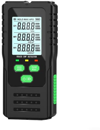 Elektromagnetischer Strahlungsdetektor RD630 3-in-1 EMF RF Strahlungsmessgerät für elektrische Felder, Magnetfelder, Funkfrequenzen