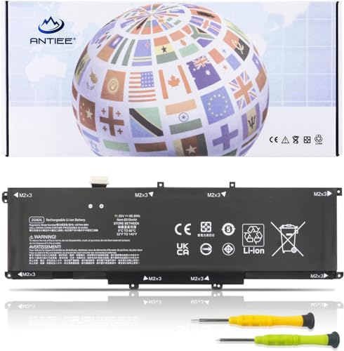 ANTIEE 95.9Wh ZG06XL Laptop Battery for HP Elitebook 1050 G1 ZBook Studio G5 X360 G5 Series Laptop HSTNN-IB8H HSTNN-1B8H HSN-Q11C ZGO6XL L07045-855 L07351-1C1 L07046-855 0G74G 11.55V