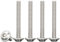 Drenky Flanged Button Head Screws & Bolts M4 X 40mm Pan Head Stainless Steel Hexagon Socket, Rustproof (Pack of 50)
