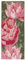 RugVista Rosabel Teppich - Rosa/Grün Teppich 100x250 Moderner, Läufer Teppich