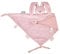 Nattou Big Comforter Doudou Rabbit LAPIDOU, 65 cm, Lapidou Old Pink