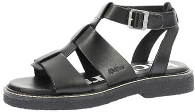 Kickers Kick Lila, Sandalias Planas Mujer, Negro, 36 EU